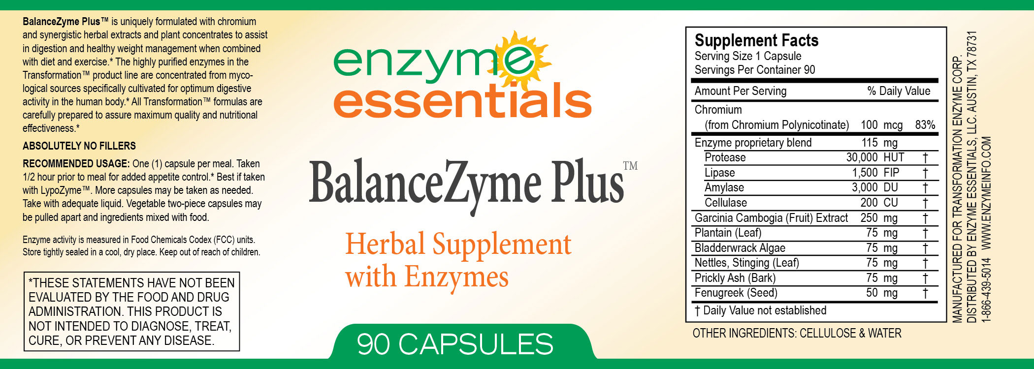 BalanceZyme Plus Digestive Enzymes Weight Loss, Appetite Control